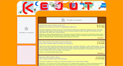 Desktop Screenshot of kejut.com